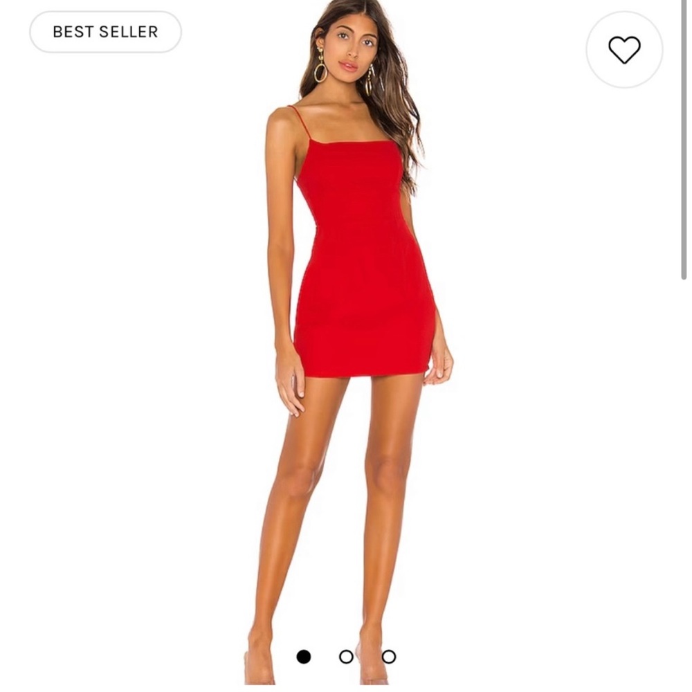 Superdown red mini dress, size MED